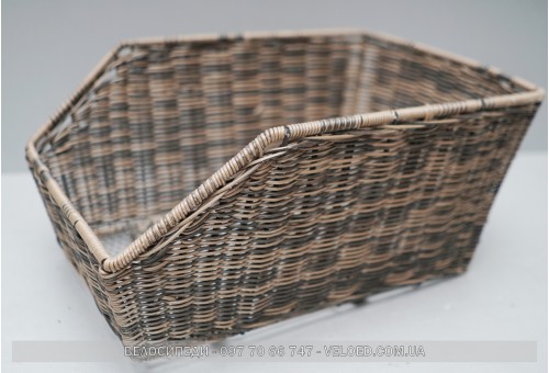 Кошик KLS Rattan на багажник велосипеда